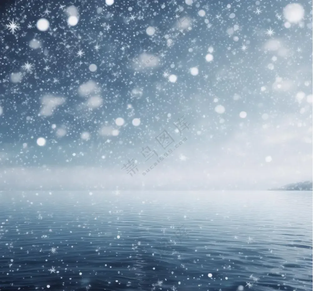 雪天唯美背景