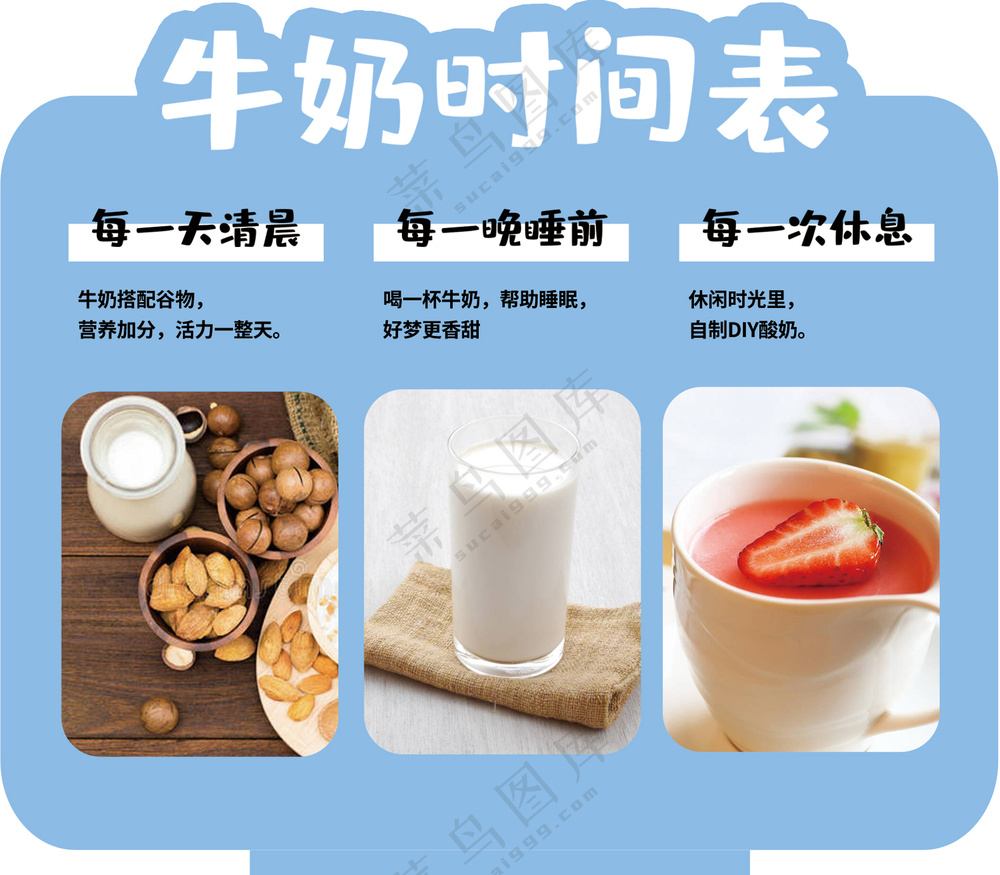 牛奶时间表