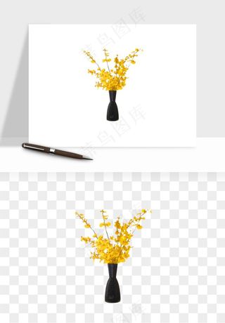 花瓶摆件花艺png免抠图