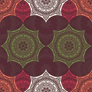 复古花纹背景