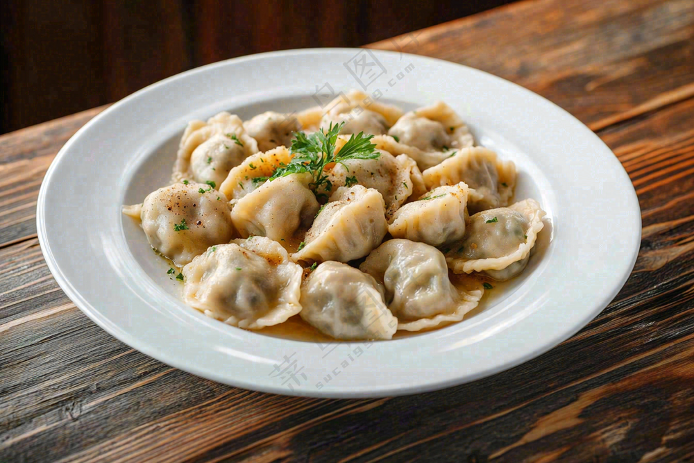 饺子中国传统美食立冬冬至摄影图