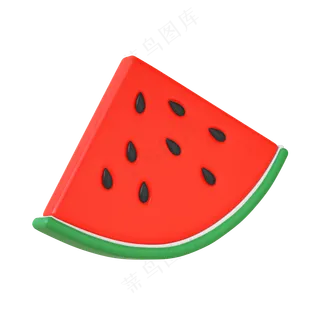 西瓜透明素材