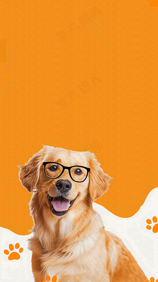 宠物常识宠物攻略猫狗卡通插画背景