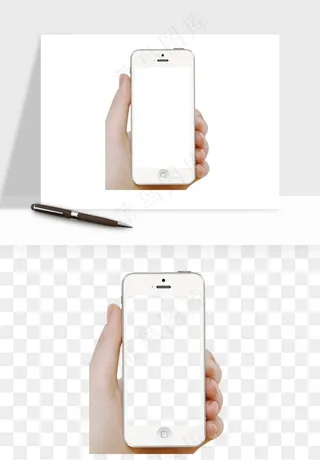 手拿手机素材png免抠