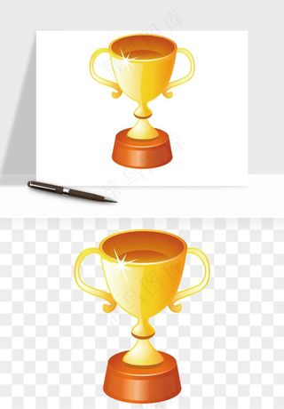 荣誉奖杯冠军金奖png免抠