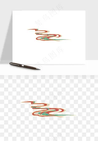 国潮敦煌云纹祥云云彩png免抠