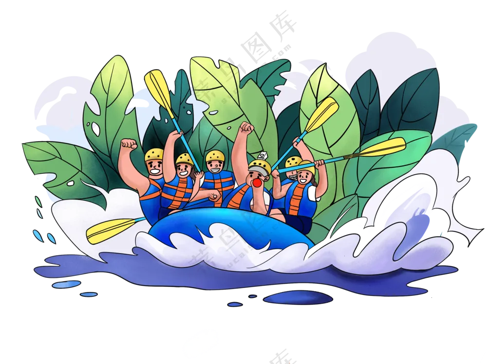 激流勇进漂流运动