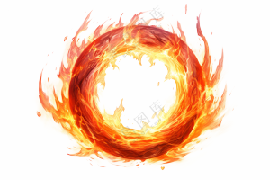 红色的火轮