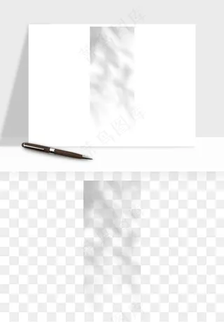 阴影植物窗户投影免抠元素