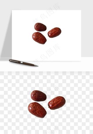 红枣大枣png免抠