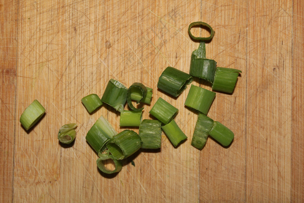 绿色配菜食材  葱花