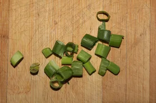 绿色配菜食材  葱花