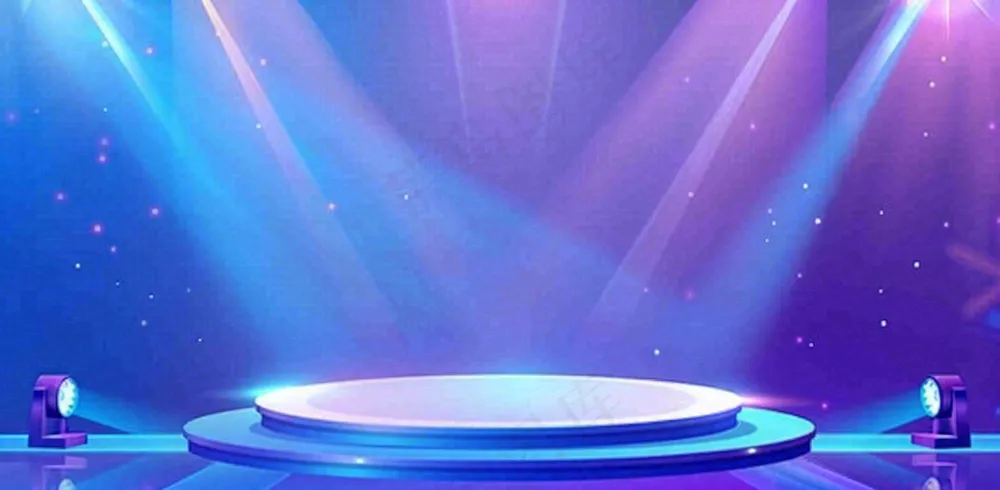 数码科技线光几何背景