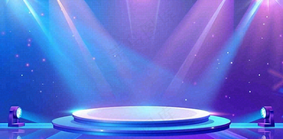 数码科技线光几何背景