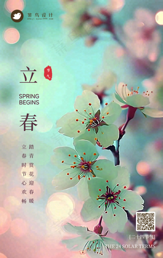 立春手机海报