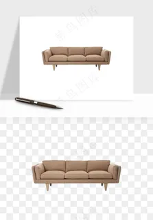 现代沙发家具png免抠