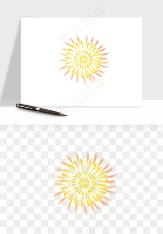 卡通烟花烟火礼花png免抠