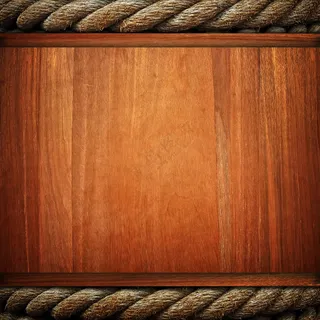 木板背景麻绳边框图片