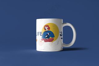 文创产品品牌vi智能马克杯贴图样机-10