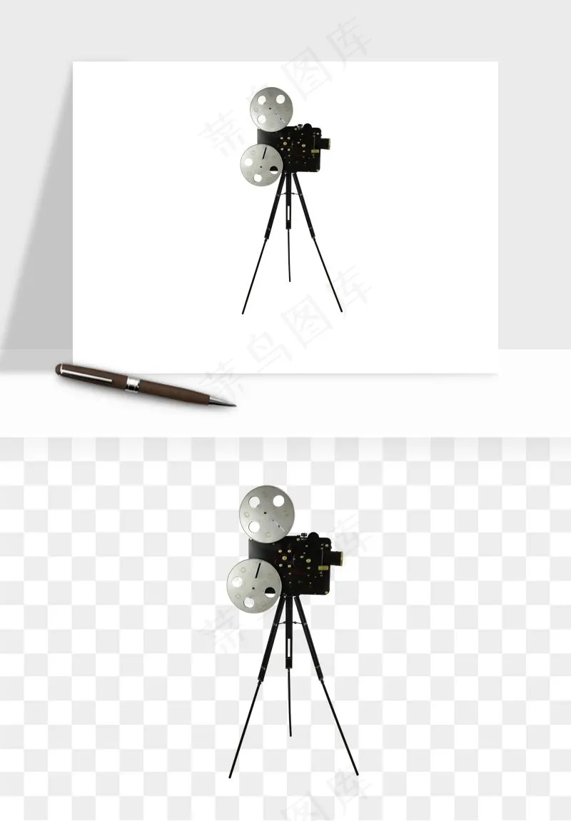 电影黑胶胶片png免抠