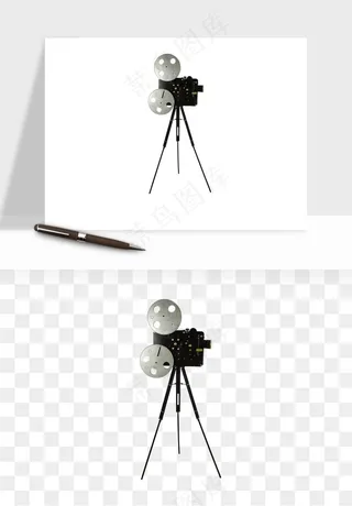 电影黑胶胶片png免抠