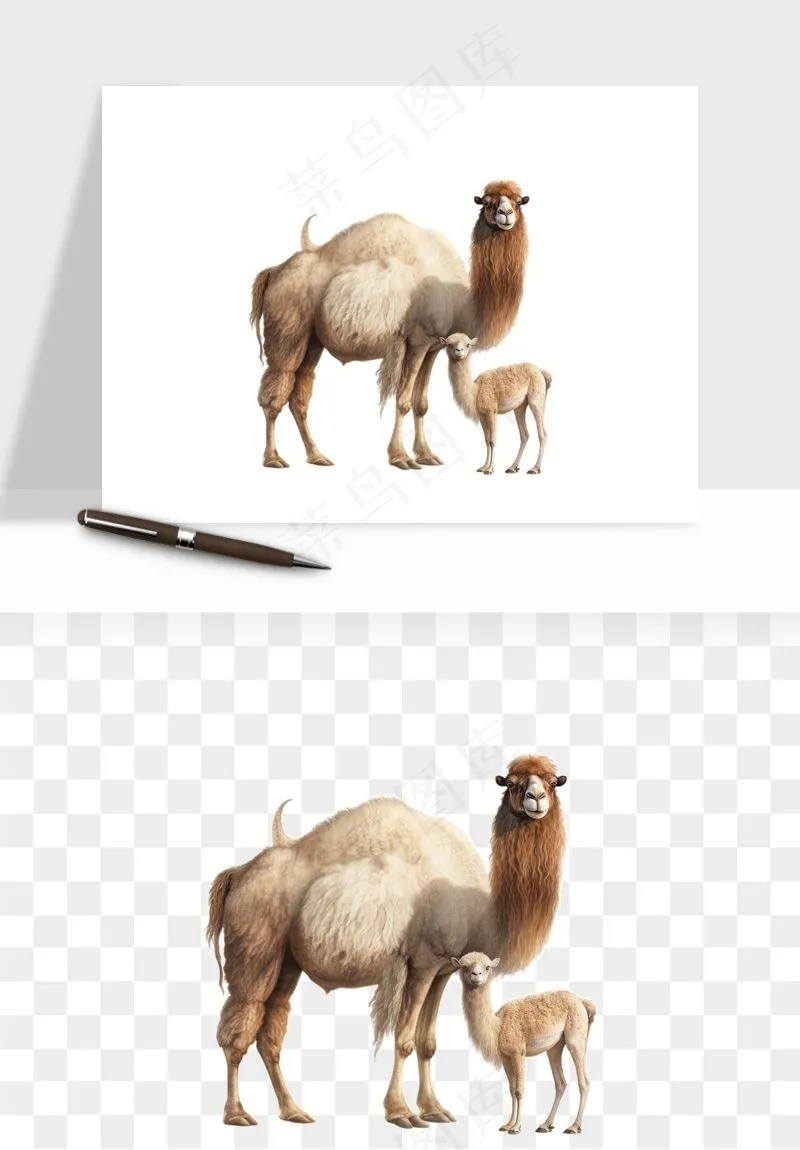 骆驼动物png免抠