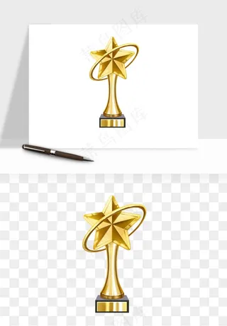 荣誉奖杯冠军金奖png免抠