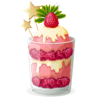 美味草莓冰淇淋