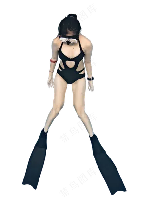 png免抠潜水潜泳游泳人物