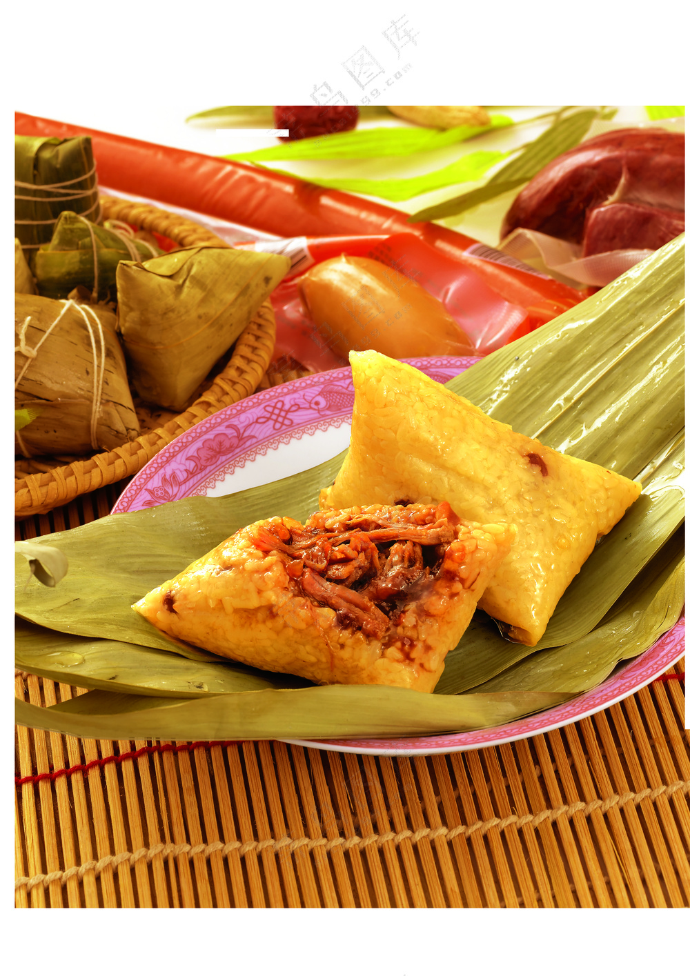 肉粽子图片包粽子粽子摄影裹粽籺粽子摄影端午节