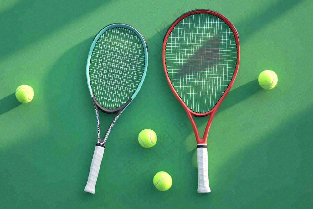网球运动摄影图