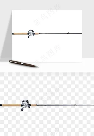 钓鱼竿png免抠