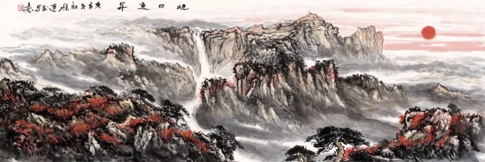 鸿运当头喷绘原图