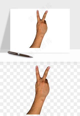 手势手部动作手指png免抠