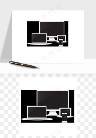 电脑科技产品png免抠