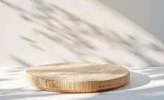 美妆护肤3d展台清新背景