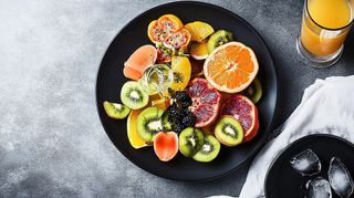 摄影果肉新鲜果盘水果美味沙拉美食