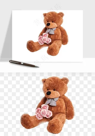 泰迪熊玩具熊png免抠