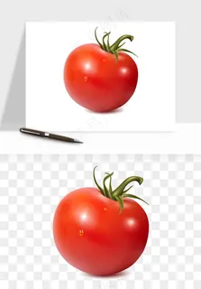 西红柿番茄圣女果png免抠