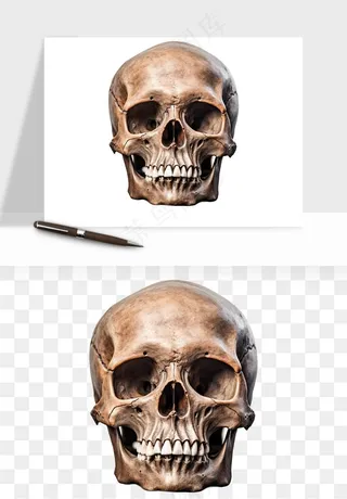 人体骨头png免抠
