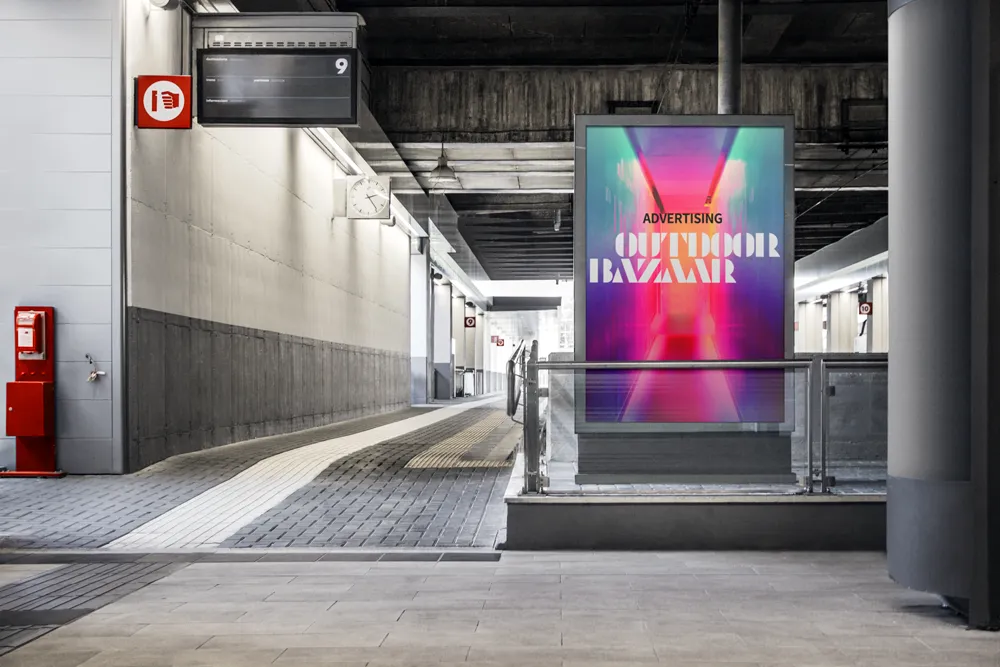 地铁站内广告牌海报-09