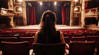 电影院观影的人观众摄影图