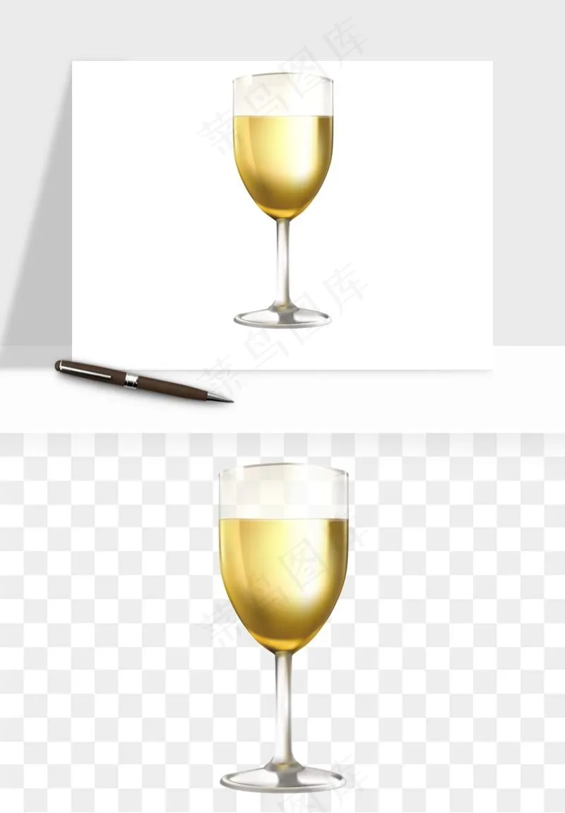 红酒玻璃酒杯png免抠