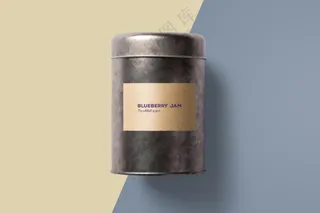 茶叶罐包装标签样机超市品牌vi提案PS模板14