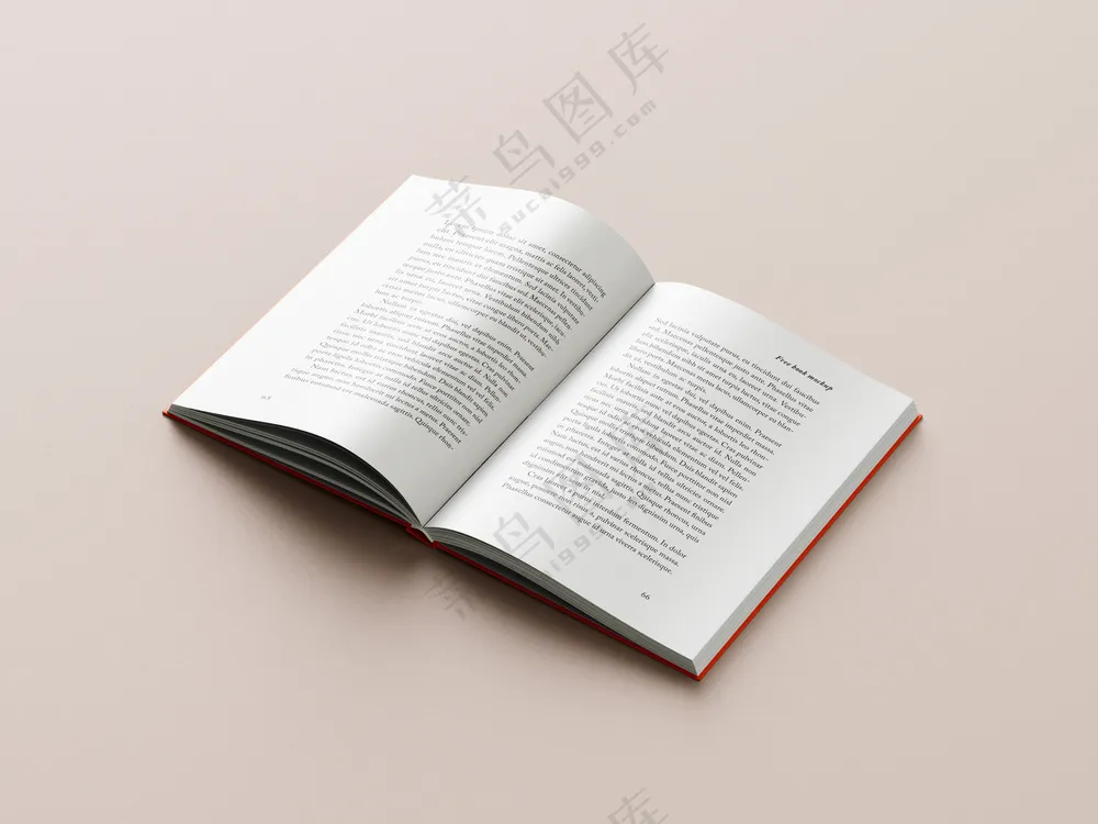 08装帧书籍内页书本画册vi展示样机