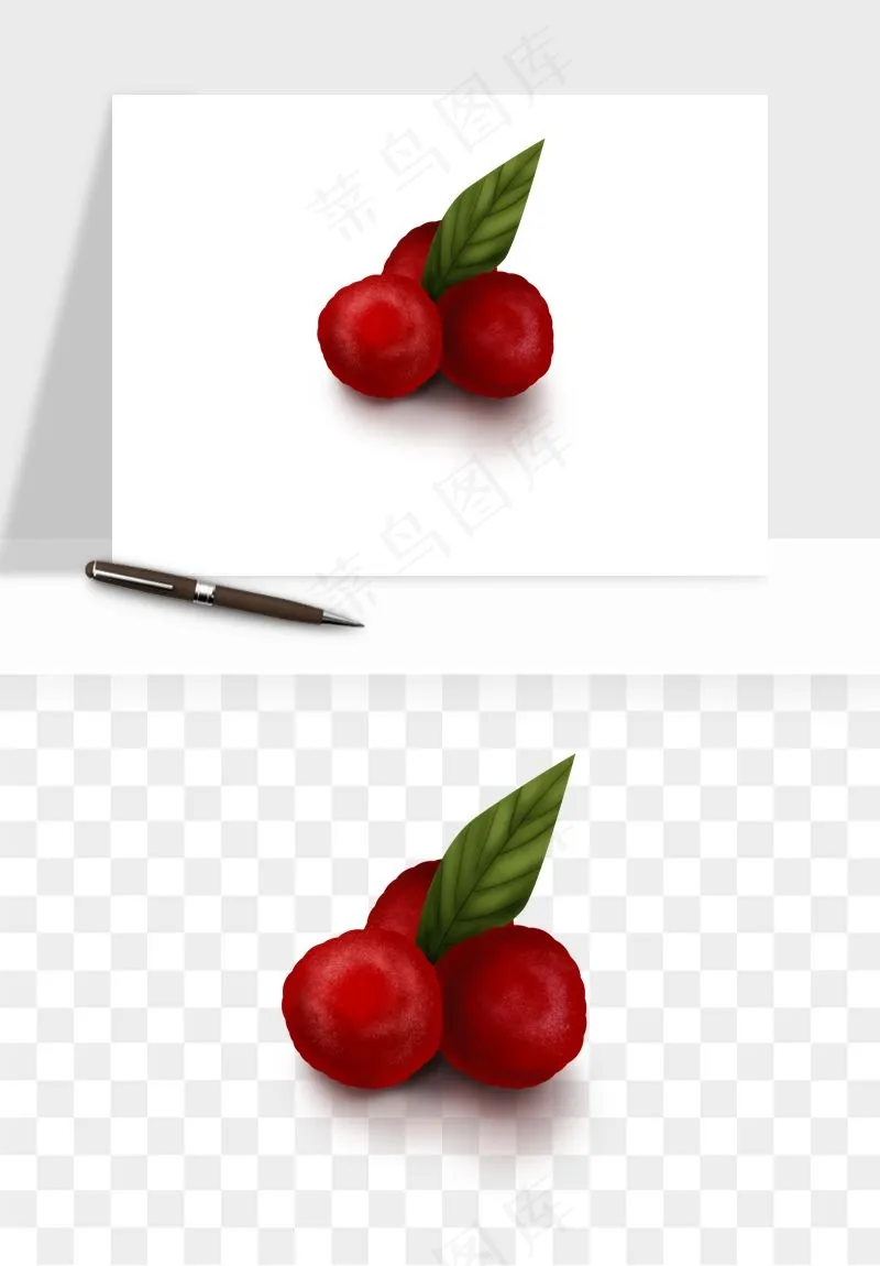 杨梅采摘水果png免抠