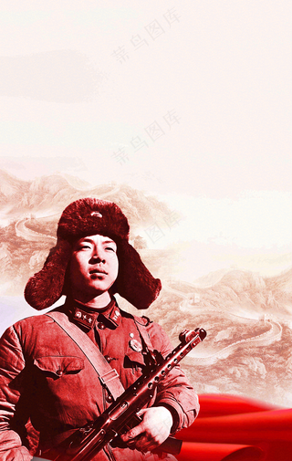 雷锋纪念日节日庆祝海报背景