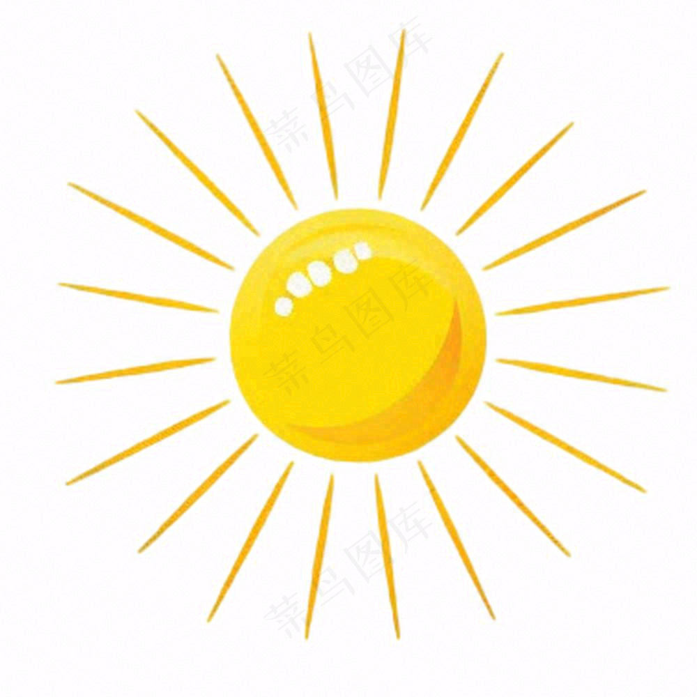 太阳天气卡通免抠