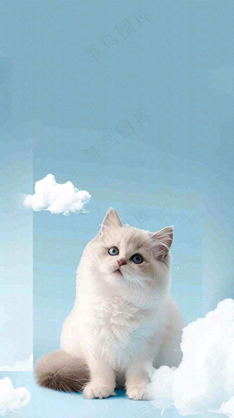 宠物常识宠物攻略猫狗卡通插画背景
