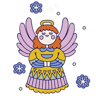 天使1 民族风装饰小元素